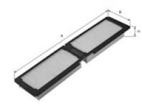 UNIFLUX FILTERS xc326 -  Фильтр воздуха в салоне